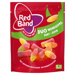 Red Band Duo Winegums Zoet Zuur zak (10x 215g)