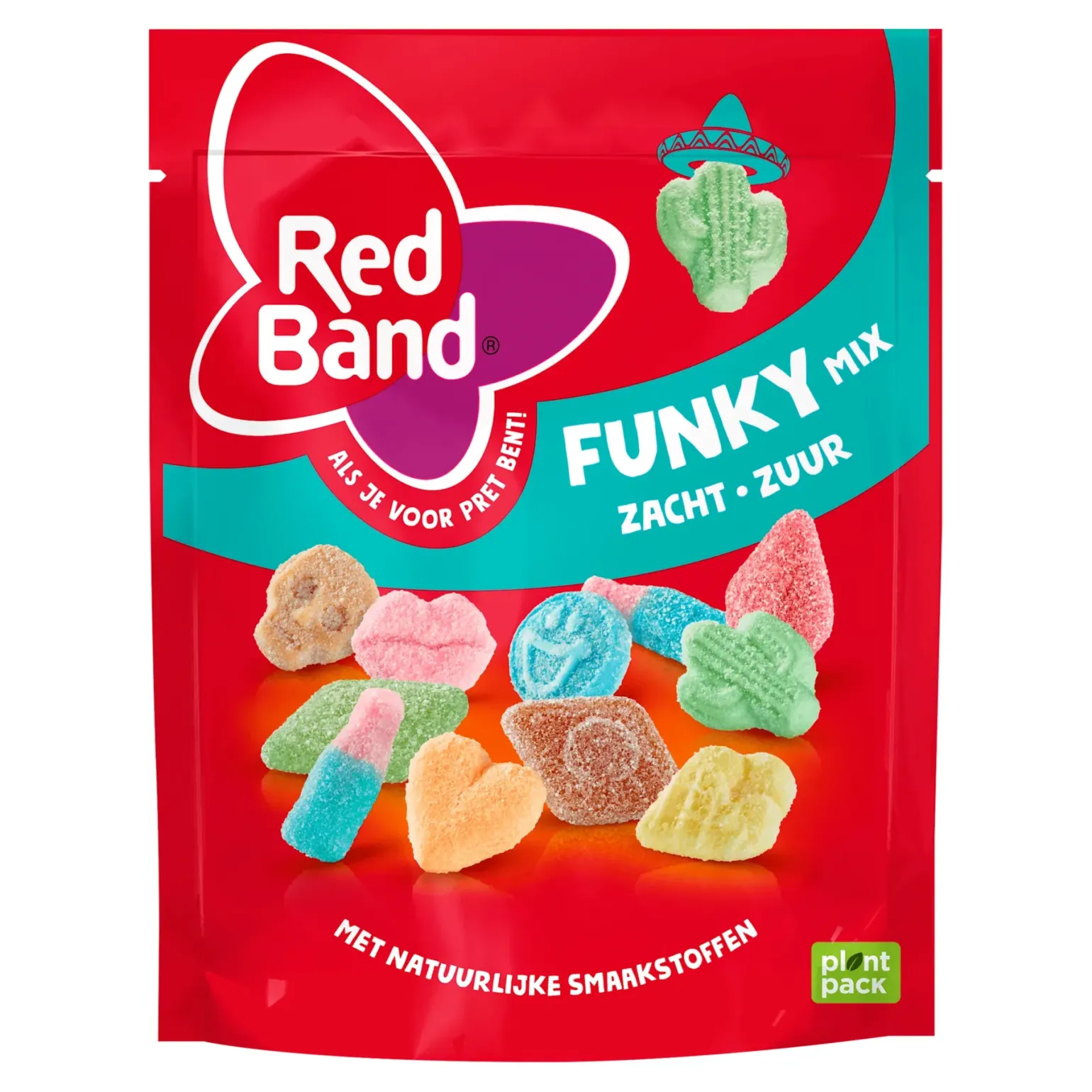 Red Band Snoepmix Funky zak (10x 215gr)