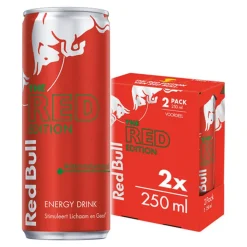 Red Bull the Red Edition Watermeloen Blik 250ml (12x 2-pack)