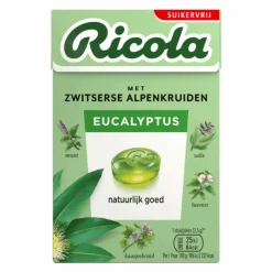Ricola Eucalyptus Suikervrij (20x 50gr)