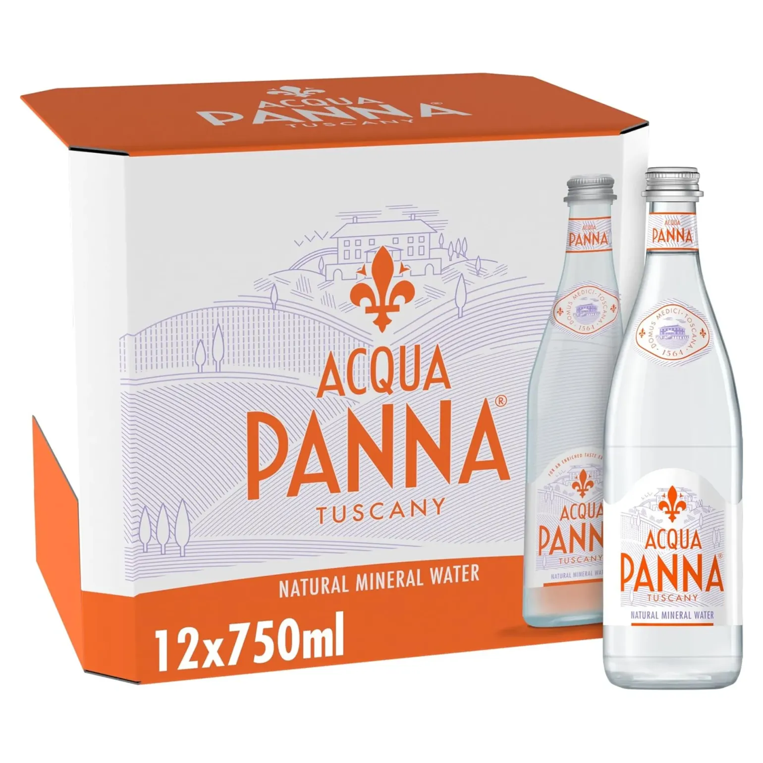 San Pellegrino Acqua Panna Koolzuurvrij (12x75cl)