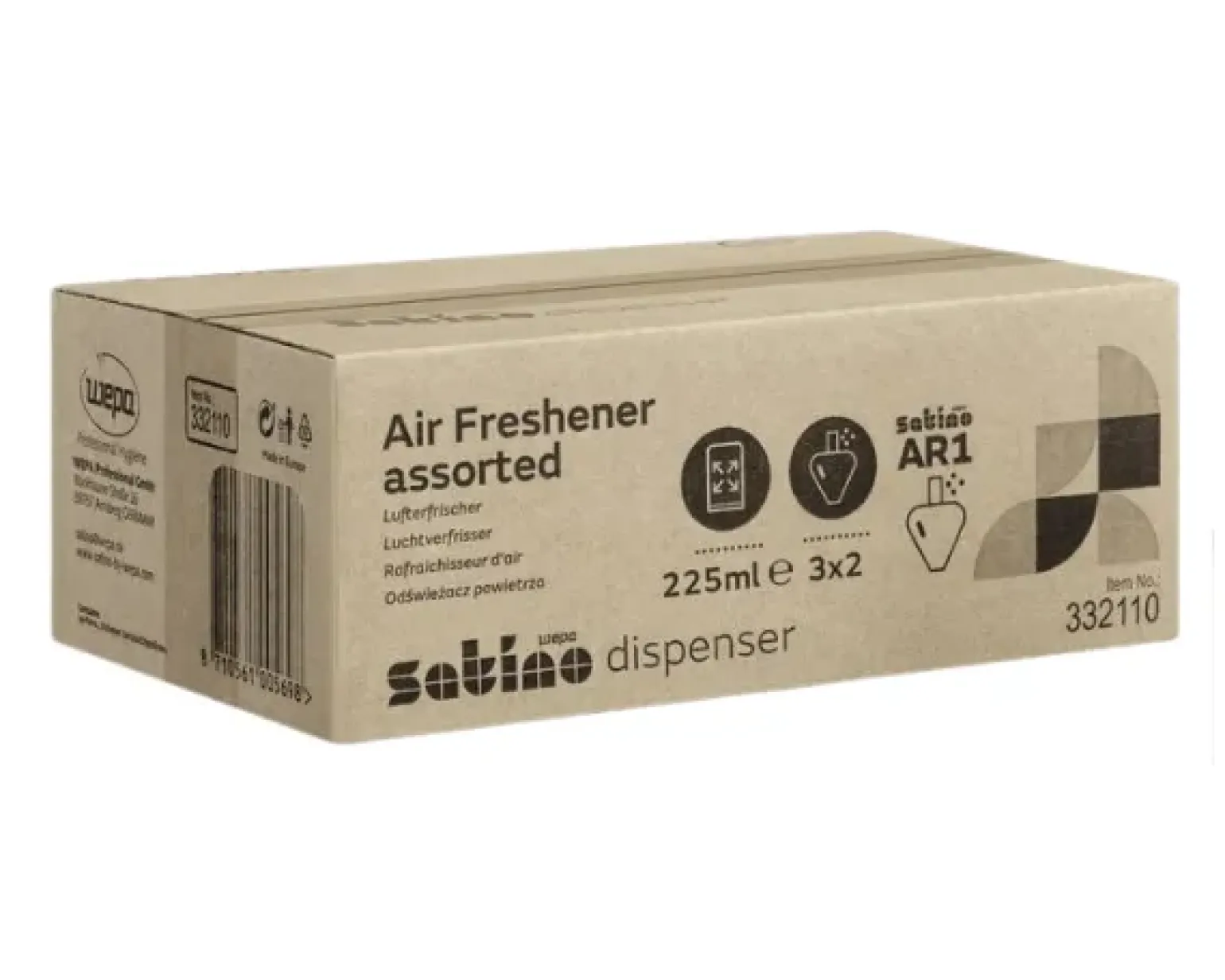 Satino AR1 Luchtverfrisser Assorti (6x 225ml)