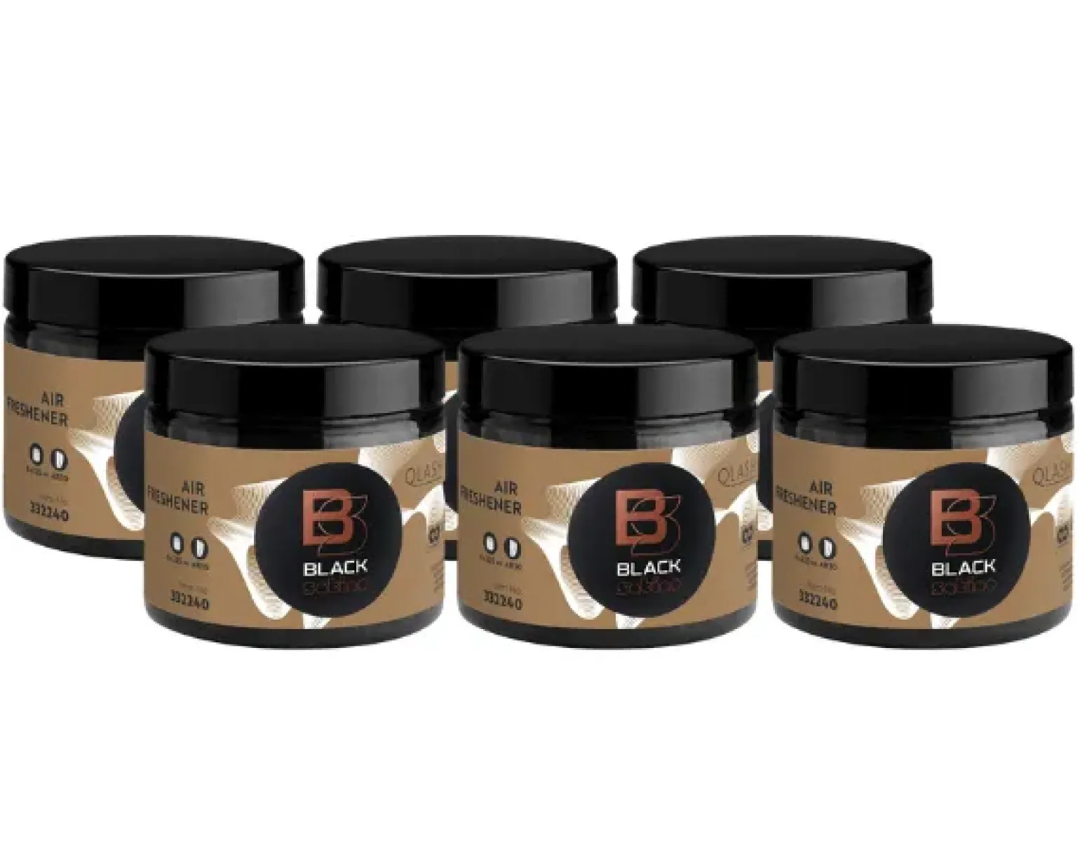 Satino Black Qlash Luchtverfrisser (6x225ml)