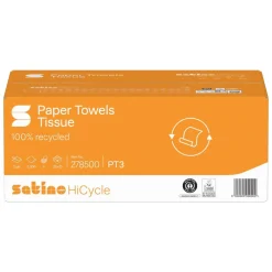 Satino HiCycle Z-vw 25x23cm 2-laags helder wit (3200 stuks)