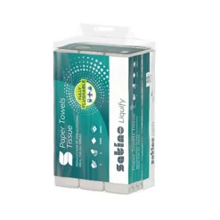 Satino Liquify Handdoek v-vouw 2-laags 24x21cm (4020 stuks)