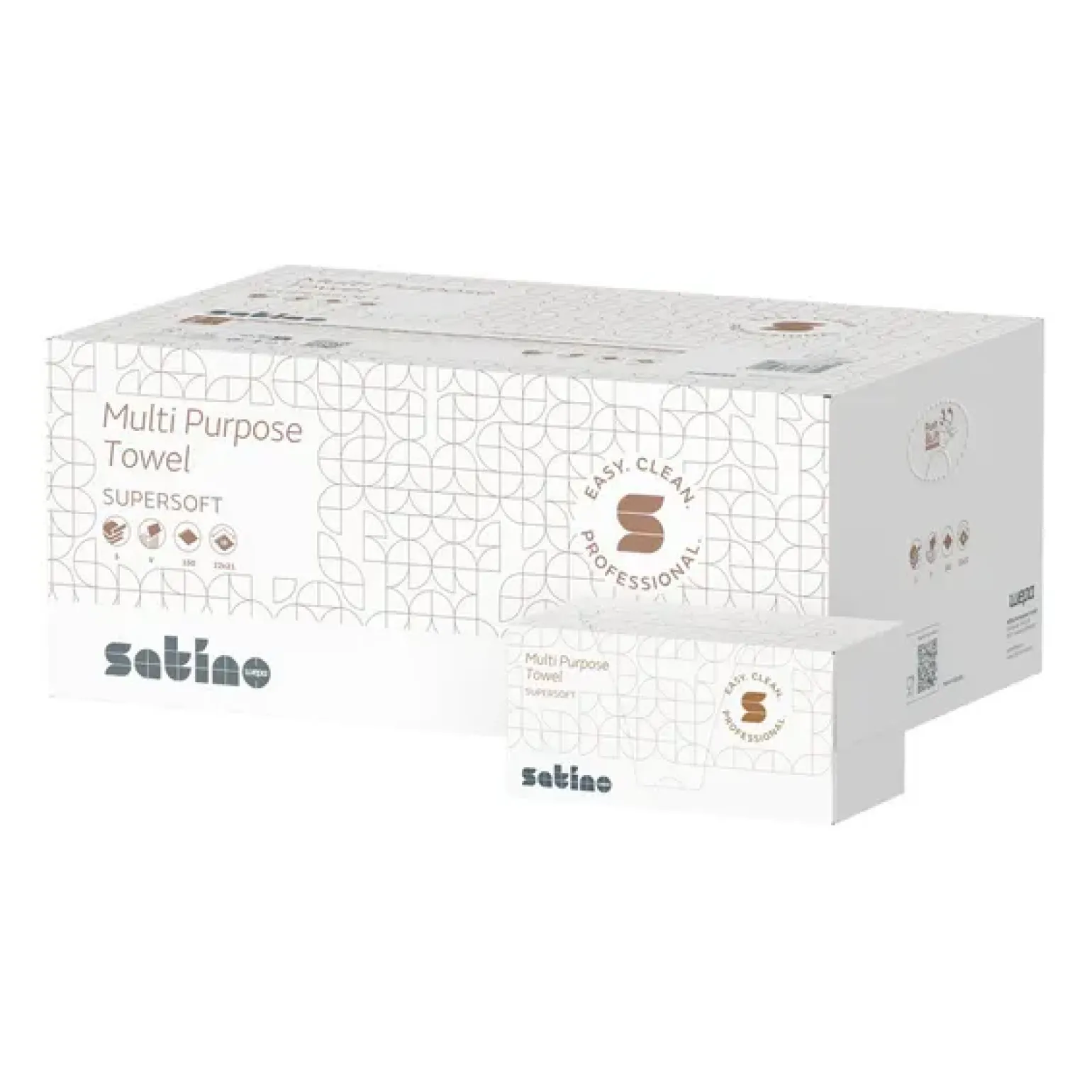 Satino multifunctionele doek in doos 2-laags (15x 200 vel)