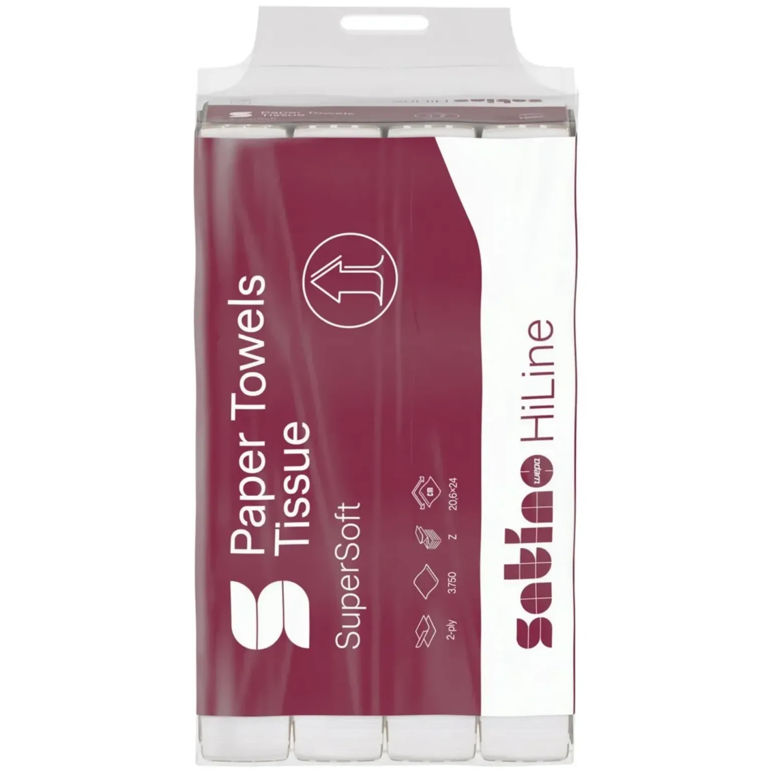 Satino Prestige Handdoek Z-vouw tissue 2-laags 20.6 (3750 stuks)