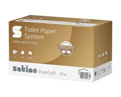 Satino Puresoft Toiletpapier met Dop 2-laags (24x 100m)