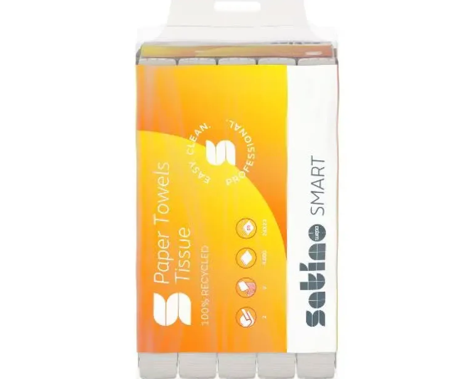 Satino Smart Handdoek V-vouw 2-laags 24x23cm (4000 stuks)