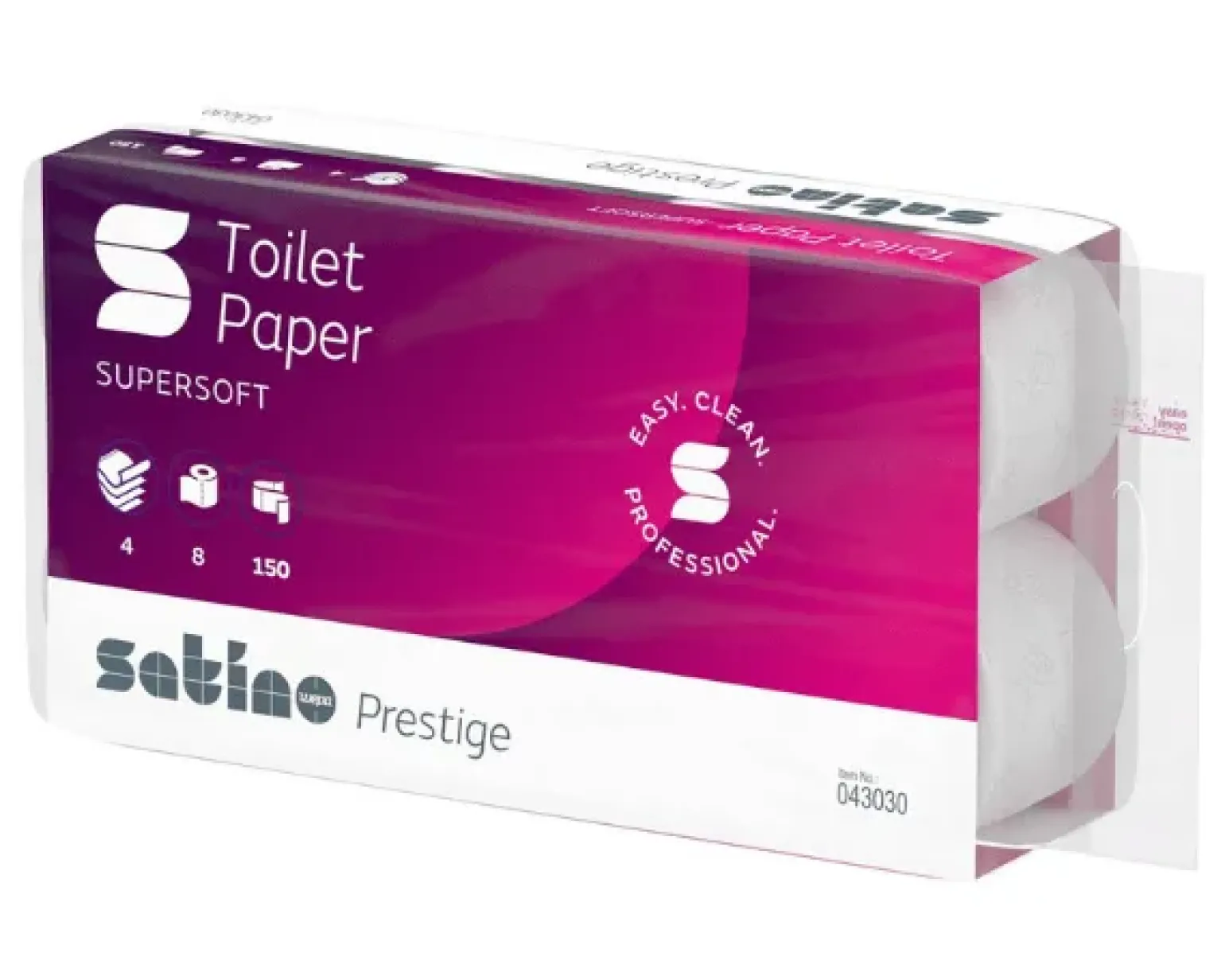 Satino Toiletpapier Prestige Cellulose 4-laags (72×150 vel)