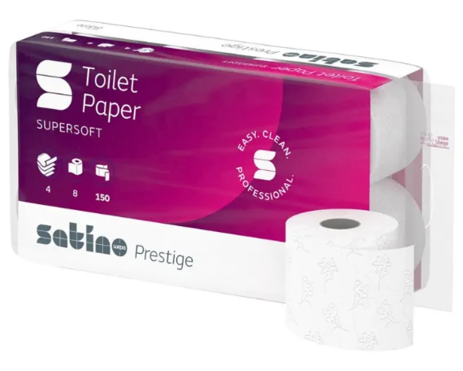 Satino Toiletpapier Prestige Cellulose 4-laags (72×150 vel)