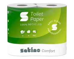 Satino Toiletpapier Recycled 2-laags 400 vel (40x 400 vel)