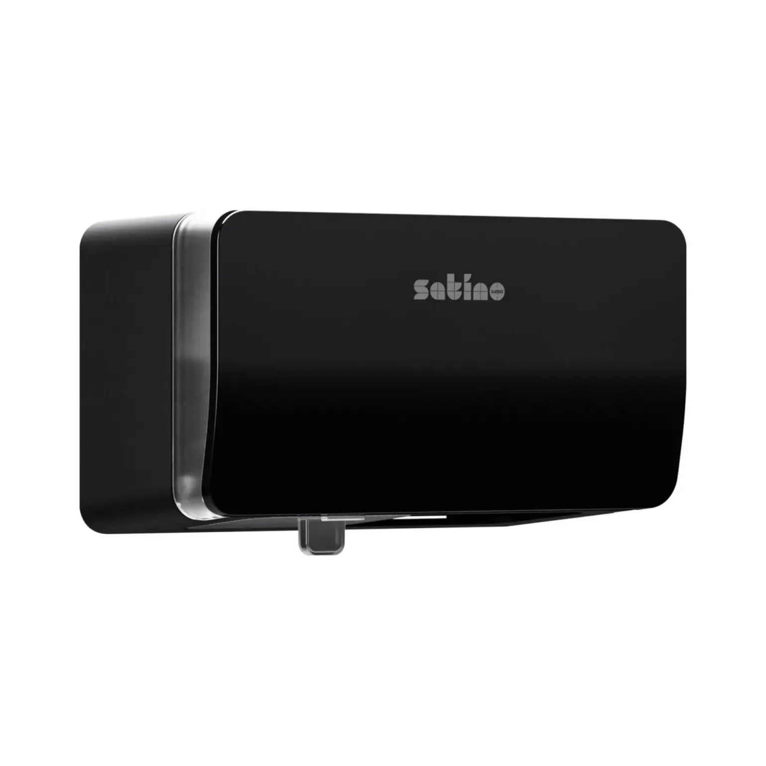 Satino Toiletroldispenser Horizontaal Zwart