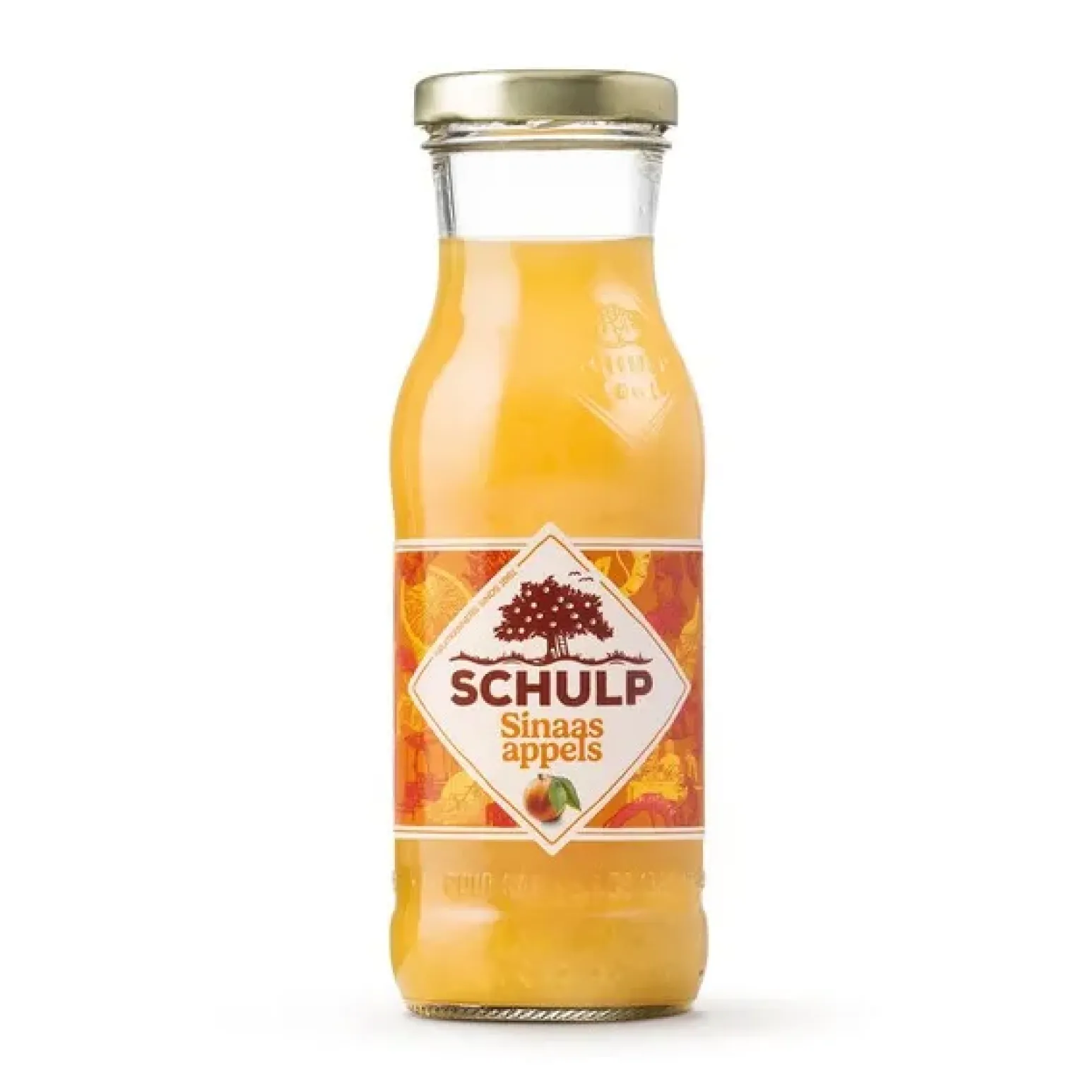 Schulp Ambachtelijk Sinaasappelsap Glazen Flesje (15x 20cl)