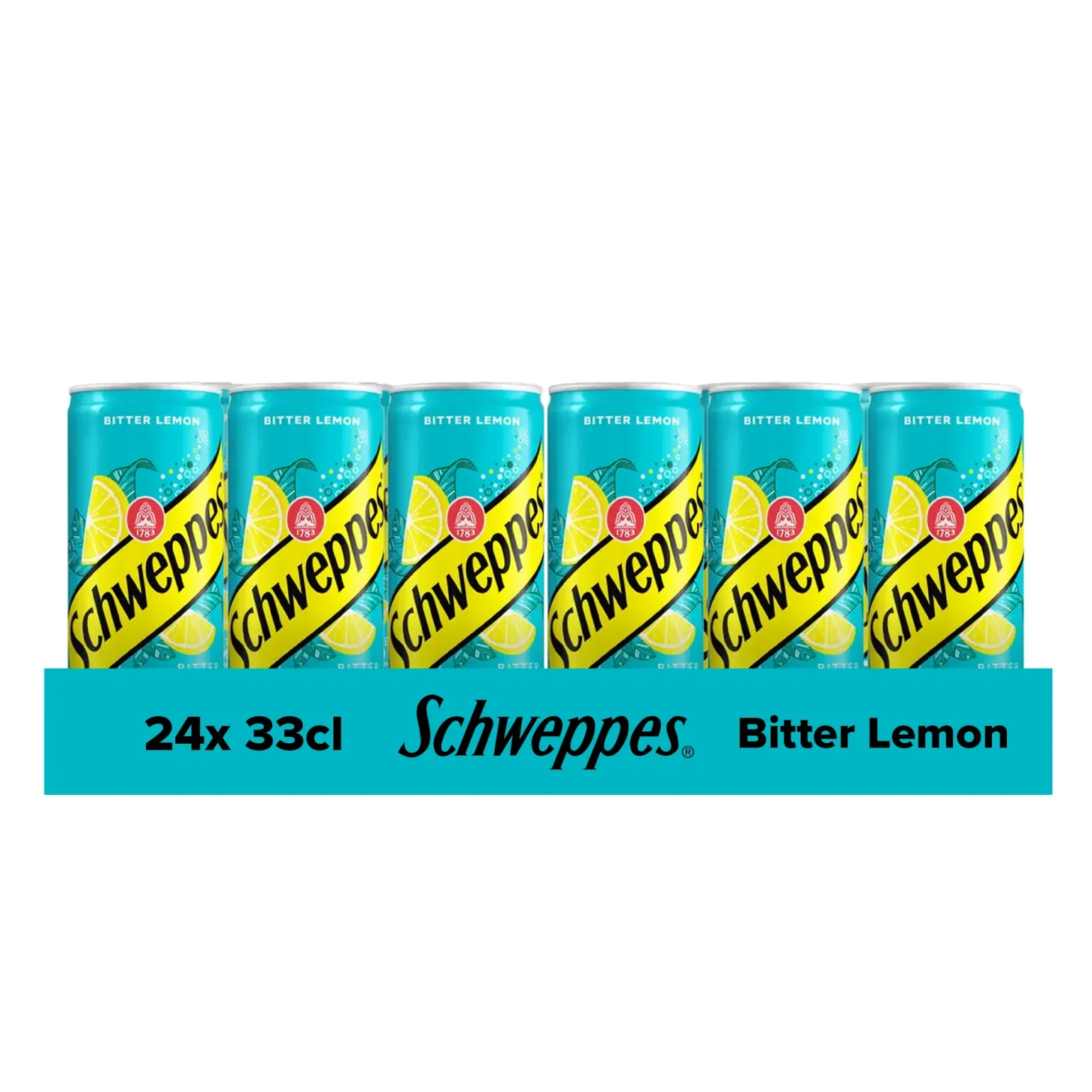 Schweppes Bitter Lemon Blik (24x 33cl)