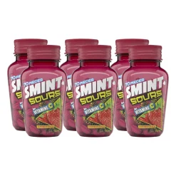 Smint Sours Aardbei Pot (6x 70 stuks)