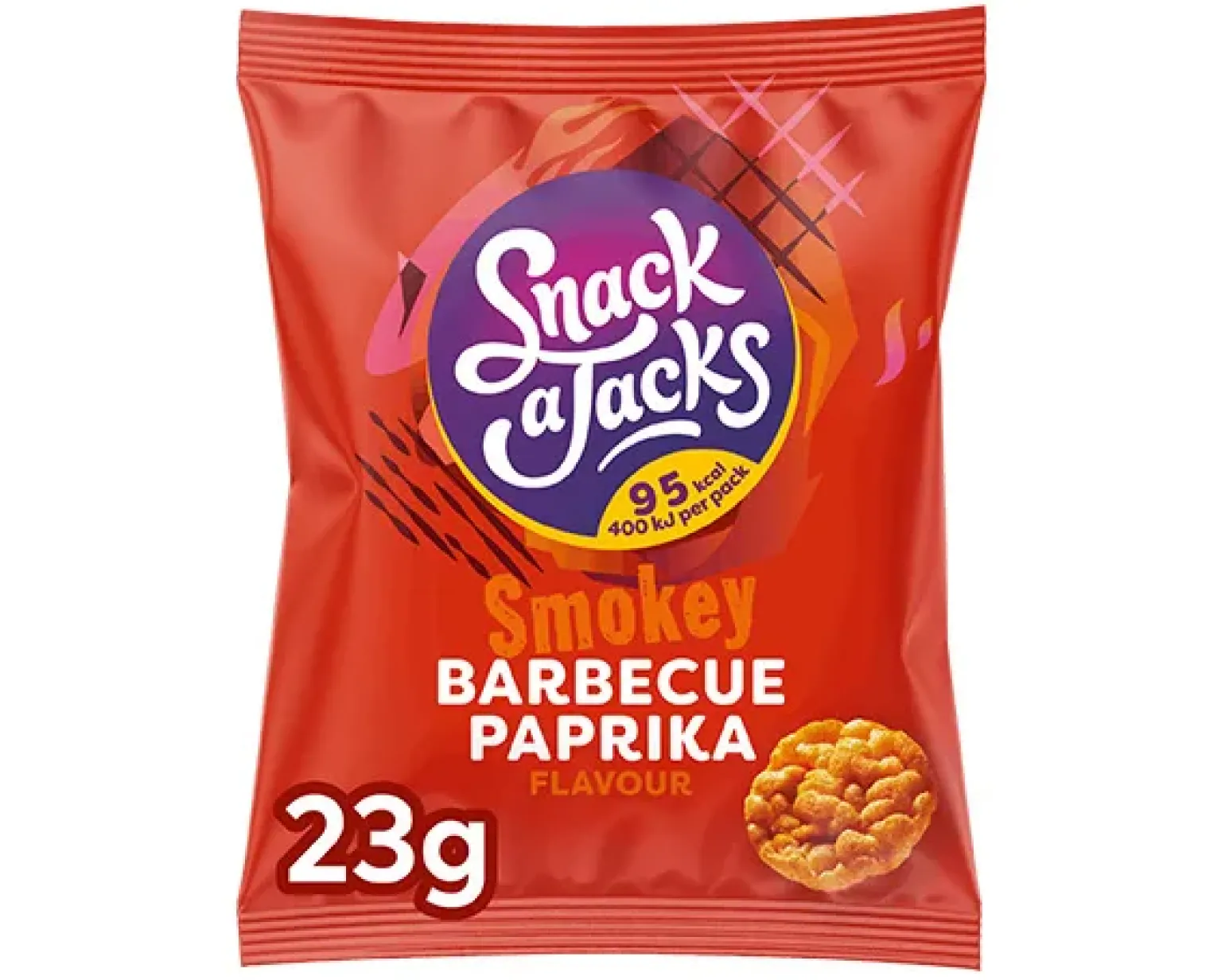 Snack a Jacks Barbecue Paprika (8x 23gr)
