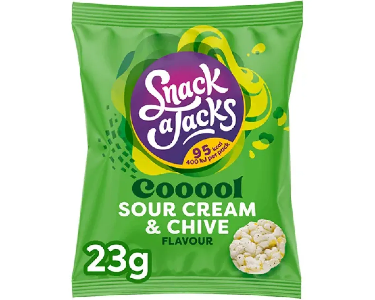 Snack a Jacks Sour Cream & Chive (8x 23gr)
