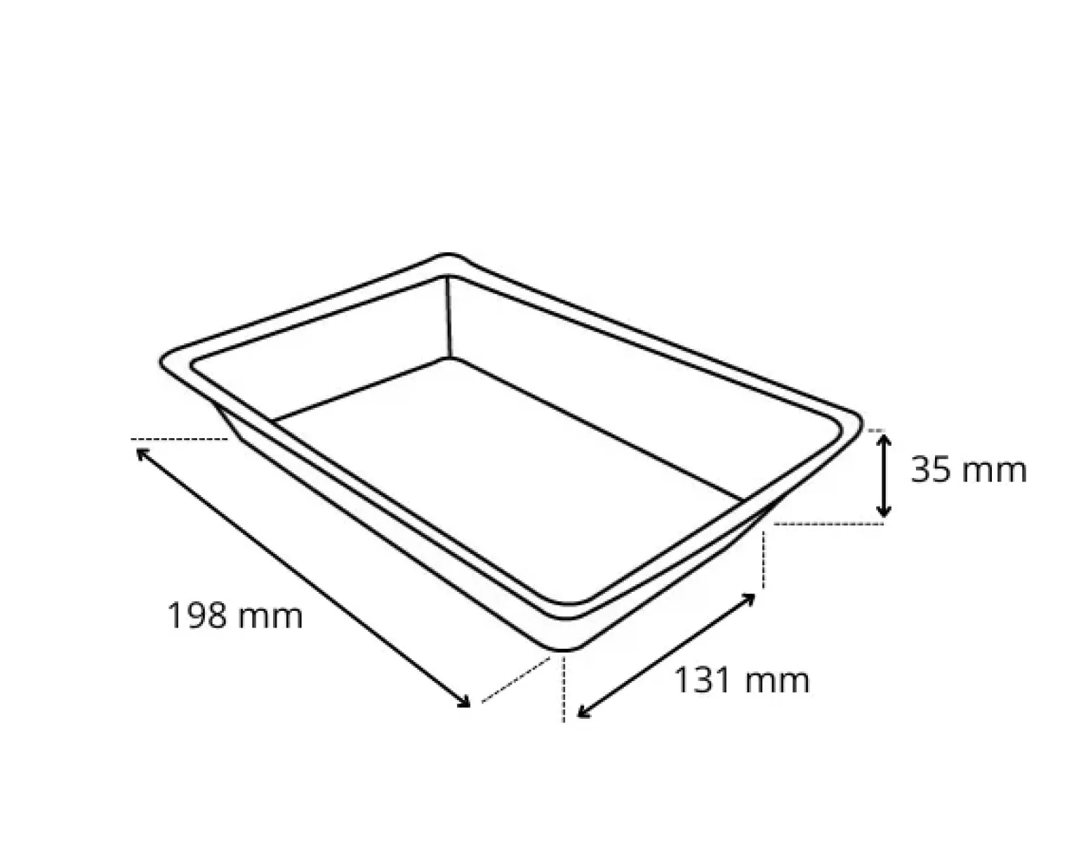 Snackbakje A50 Bagasse PFAS-vrij (500 stuks)