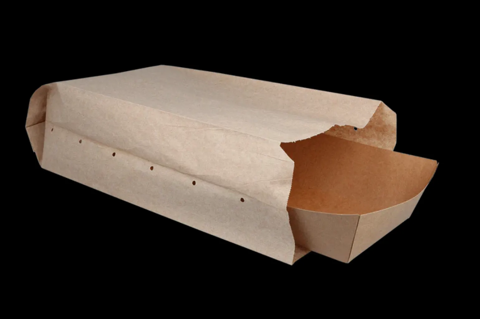 Snackzak Geperforeerd Kraft nr.29 BIO (3 pond)(900 stuks)