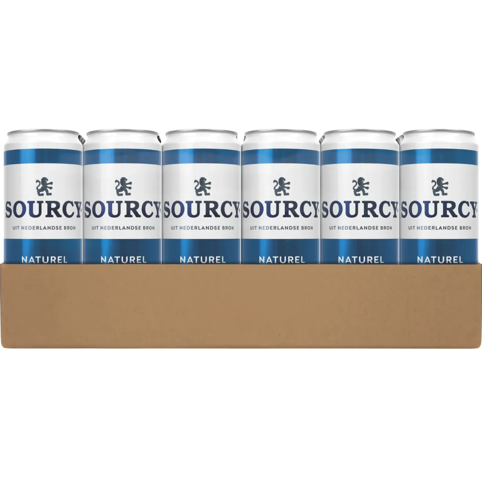 Sourcy Blauw Mineraalwater Naturel Blik (24x33cl)