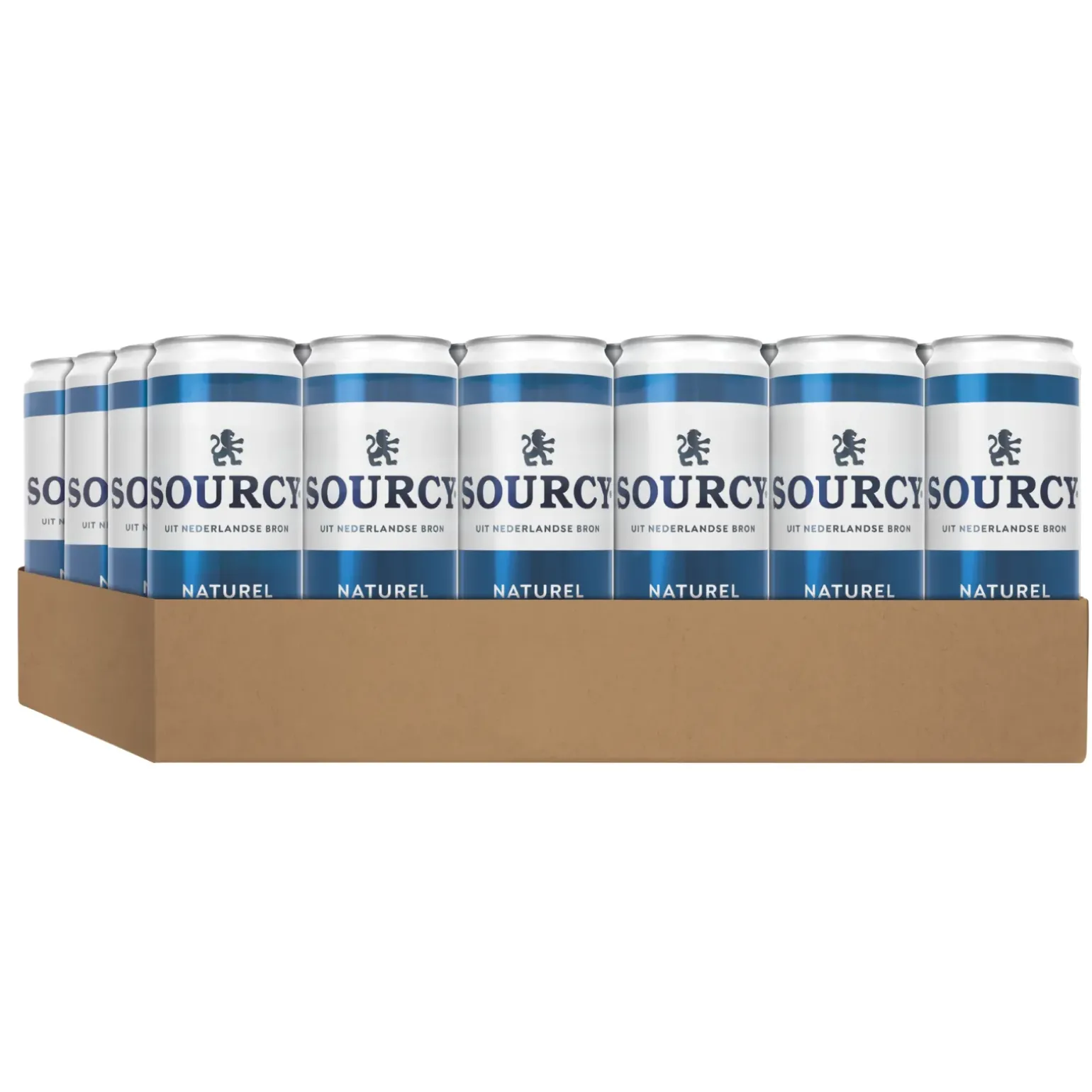 Sourcy Blauw Mineraalwater Naturel Blik (24x33cl)