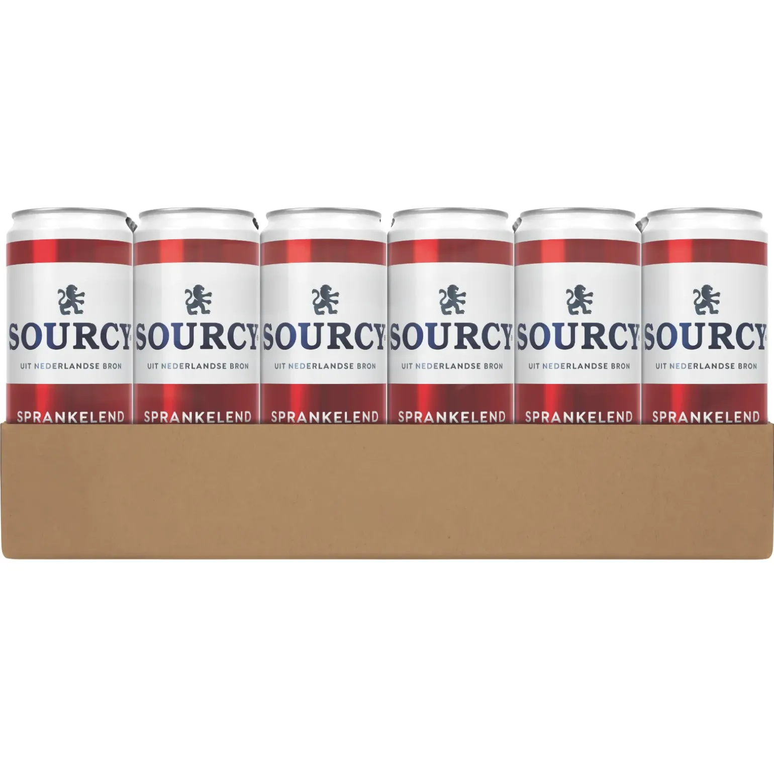 Sourcy Rood Mineraalwater Sprankelend (24x33cl)