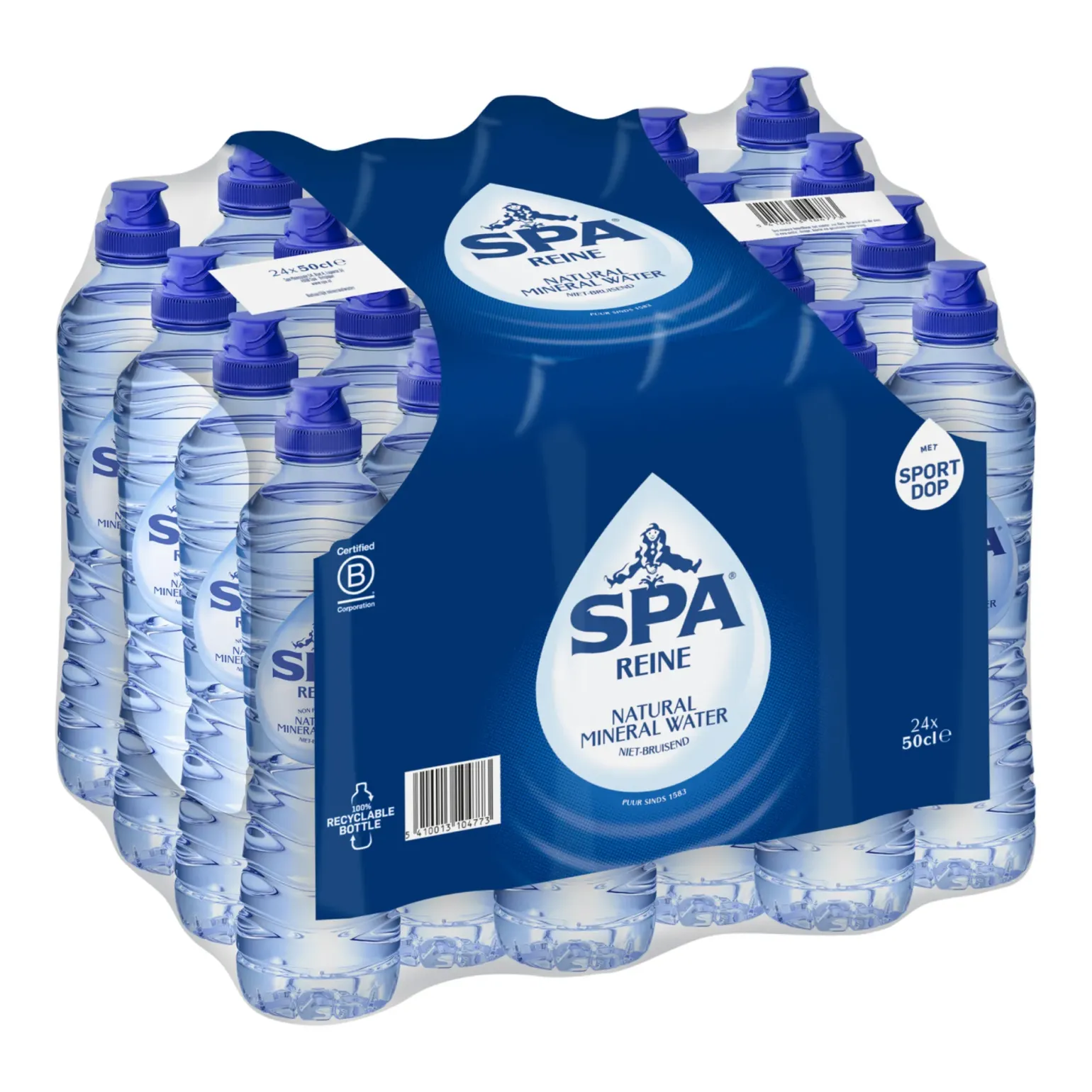 Spa Reine Blauw Sportdop (24x 50cl)