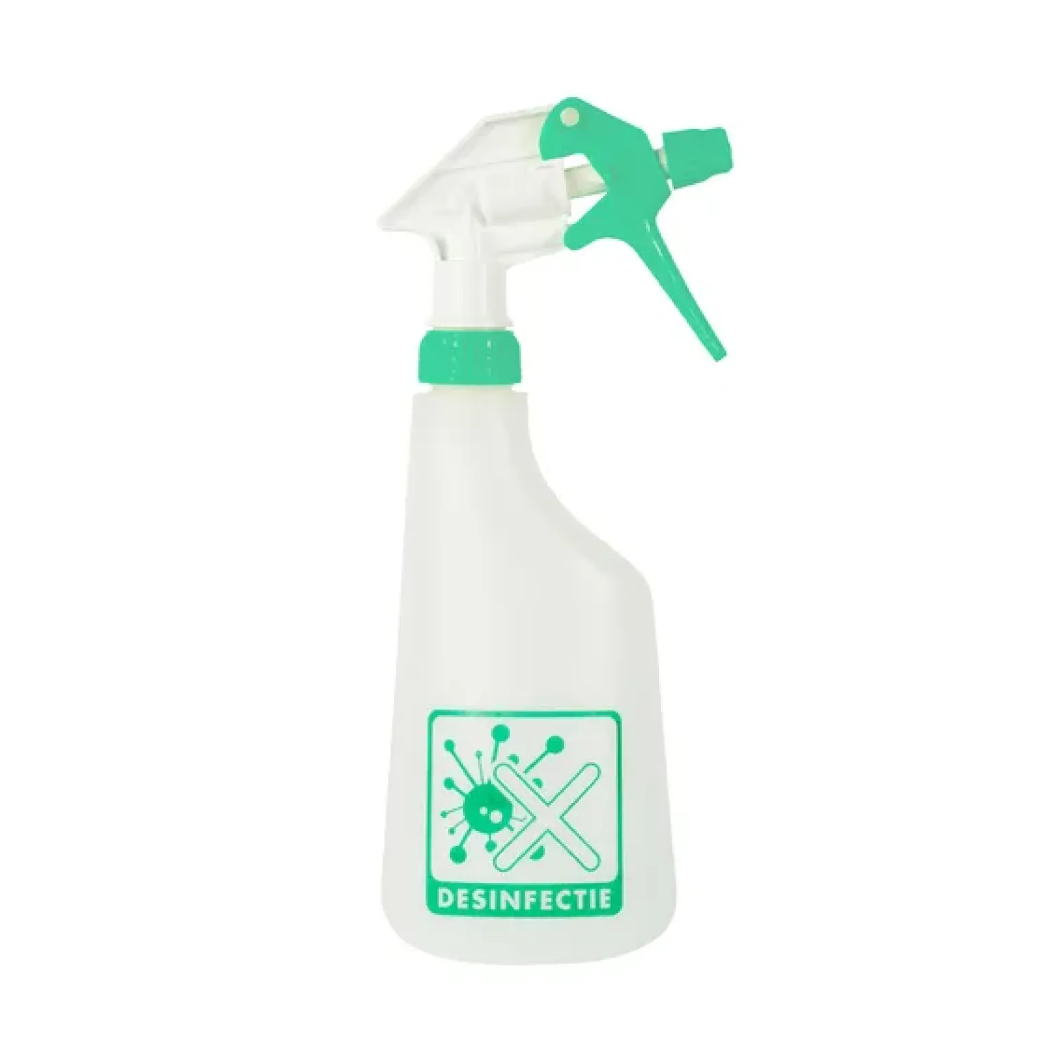 Sprayflacon compleet groen desinfectie (600ml)