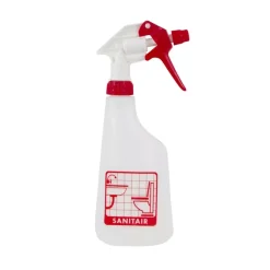 Sprayflacon compleet incl. trigger rood sanitair (600ml)