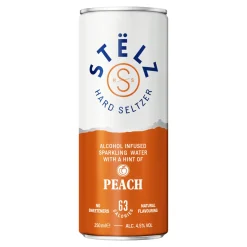 Stelz Hard Seltzer Peach Blik (12x 25cl)