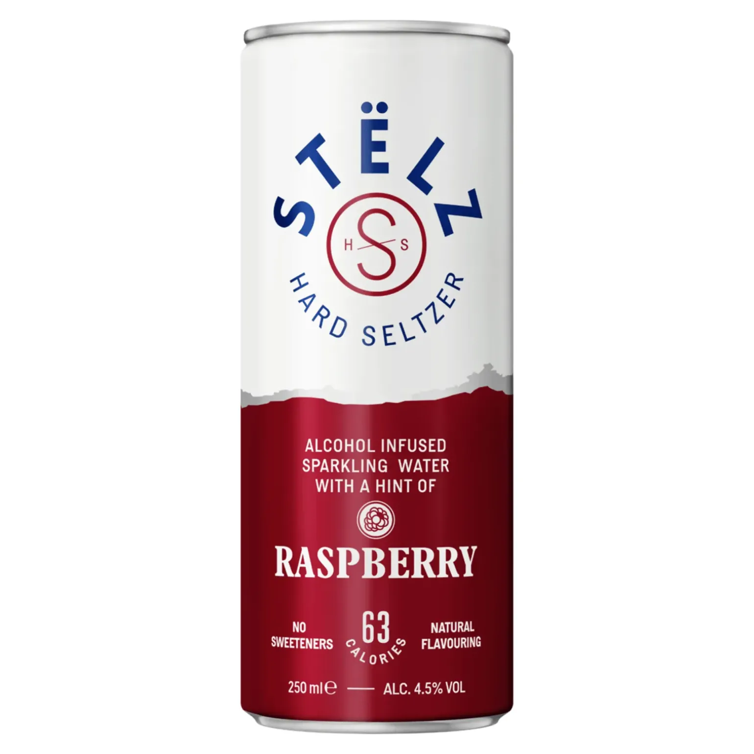 Stelz Hard Seltzer Raspberry Blik (12x 25cl)