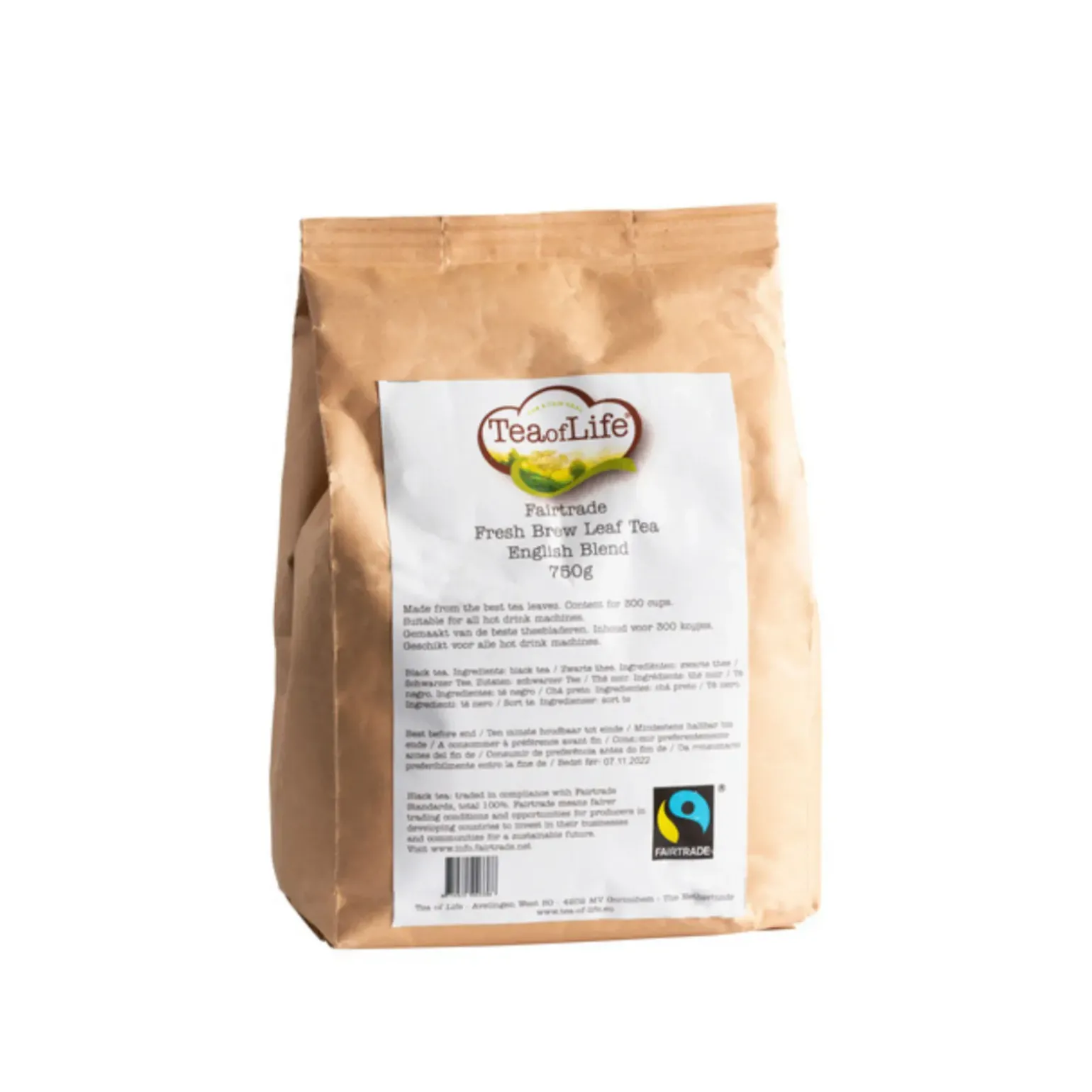 Tea of Life Fairtrade Fresh Brew Thee English Blend (6x 750gram)