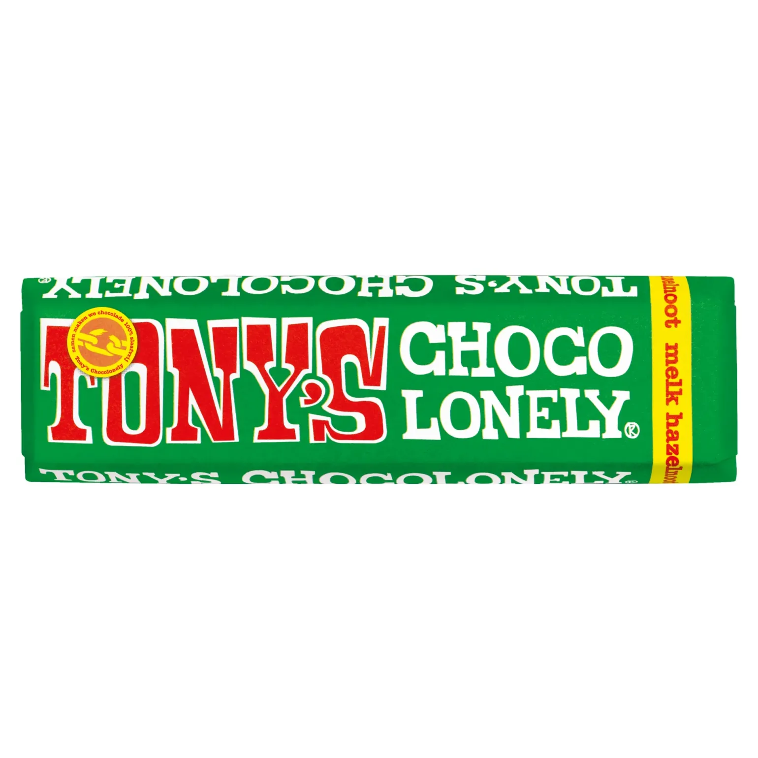 Tony’s Chocolonely Melkchocolade Hazelnoot (35x 47gr)