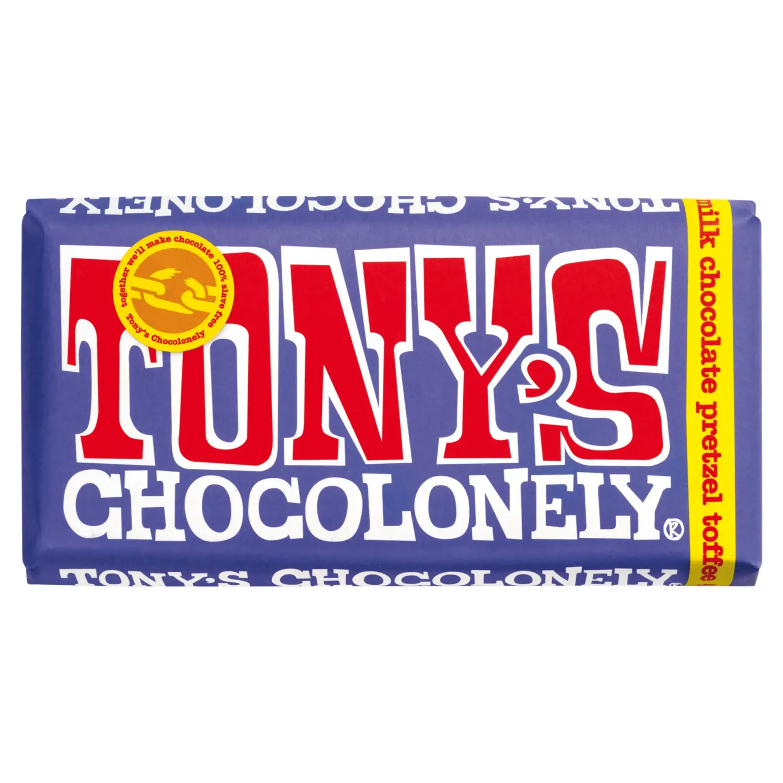 Tony’s Chocolonely Reep Donkere Melk Pretzel Toffee (15x 180gr)