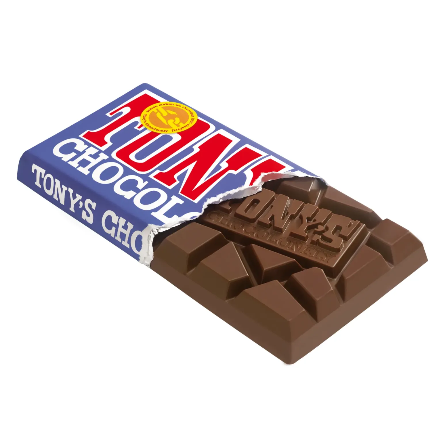 Tony’s Chocolonely Reep Donkere Melk Pretzel Toffee (15x 180gr)