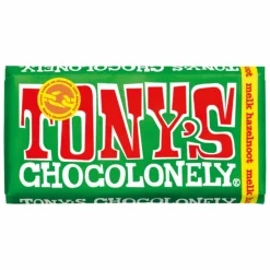 Tony’s Chocolonely Reep Melkchocolade Hazelnoot (15x 180gr)