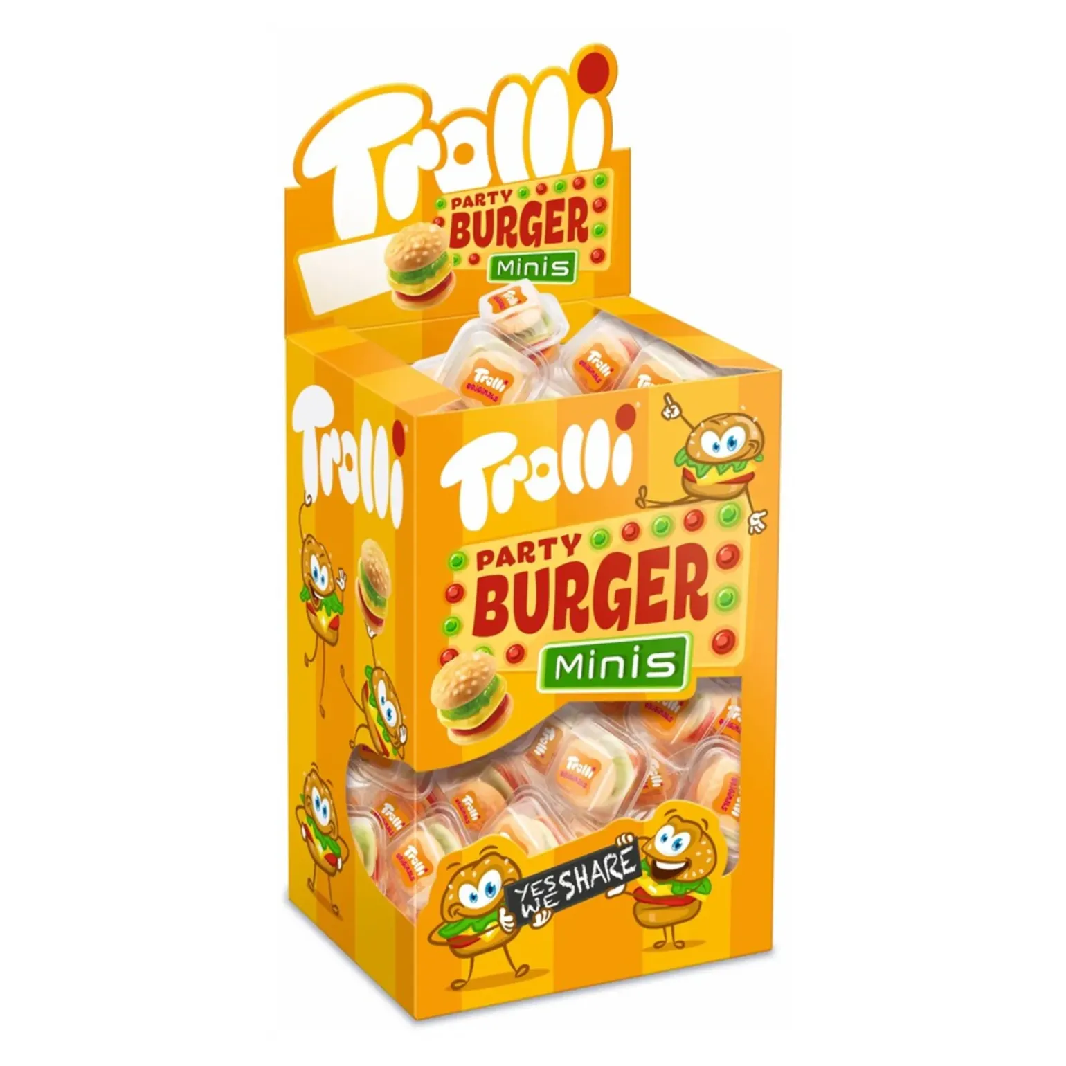 Trolli Mini Burger (80 stuks)