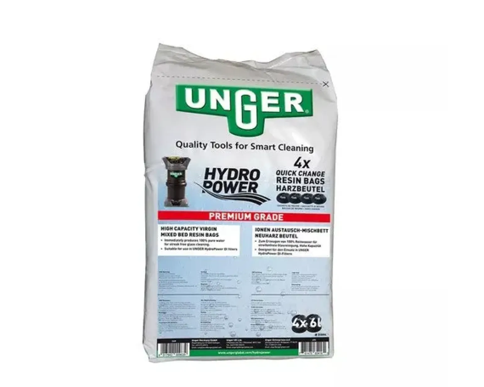 Unger Hydropower Di Quickch. Hars in Zak (4x 6l)