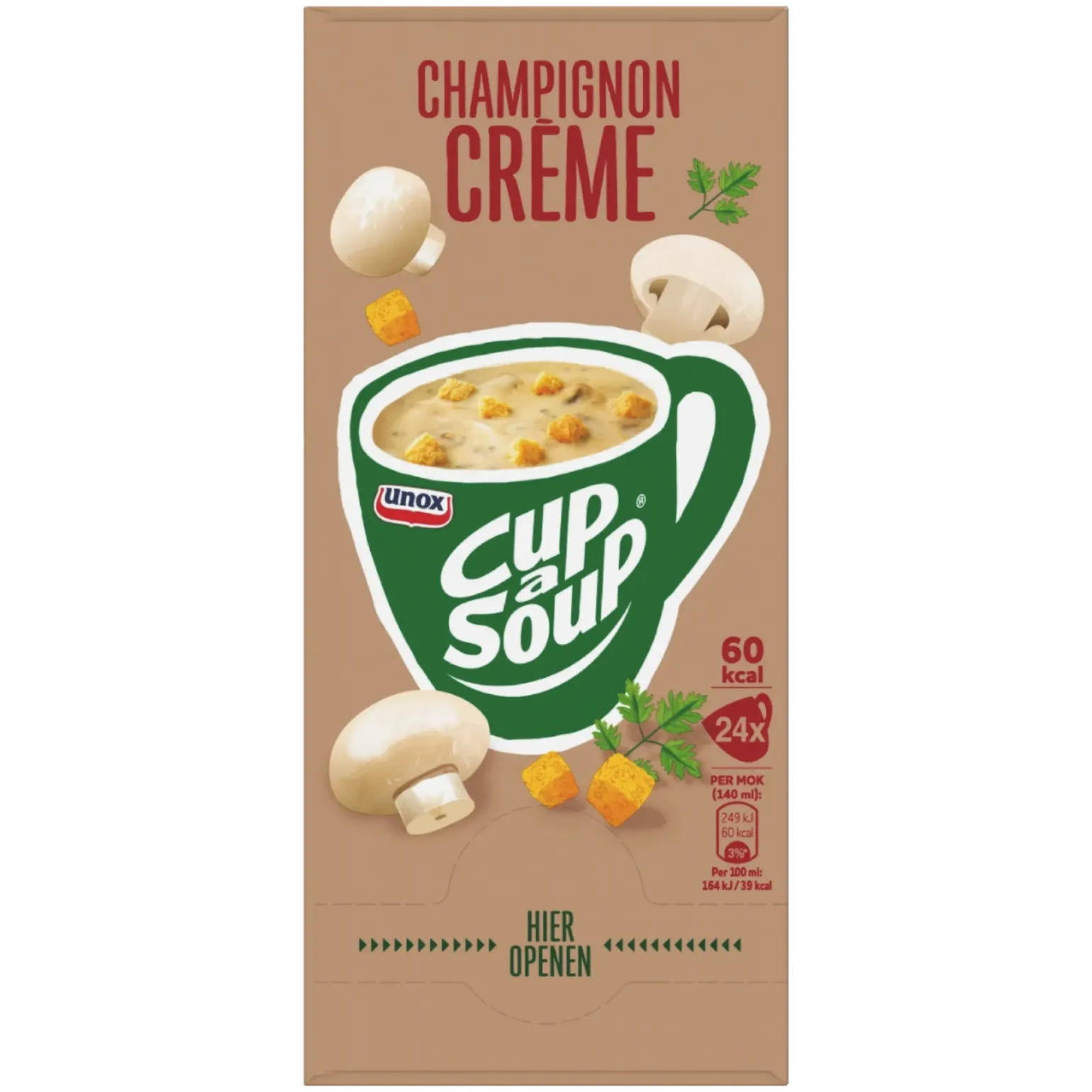 Unox Cup-a-Soup Champignon Crème (24x 140ml)