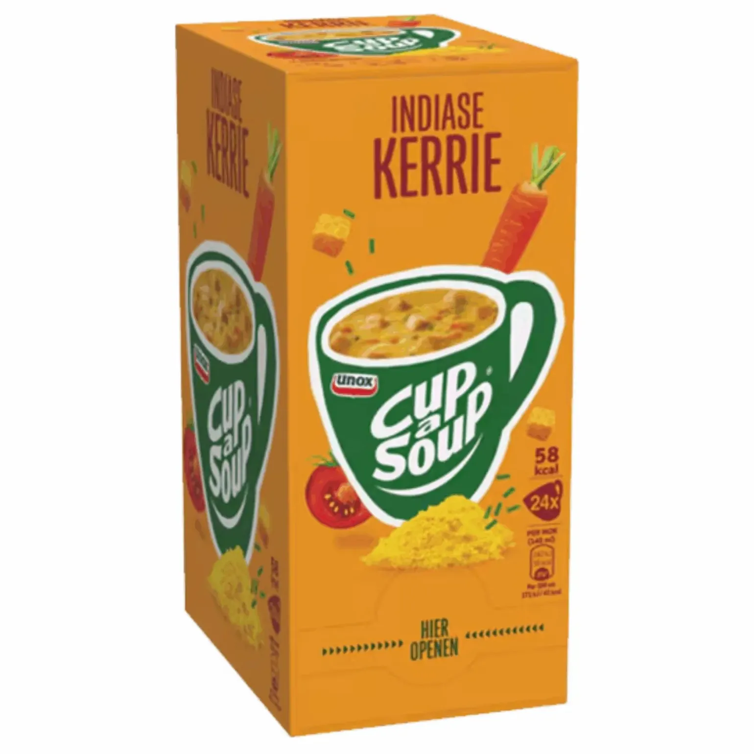 Unox Cup-a-Soup Indiase Kerrie (21x 175ml)