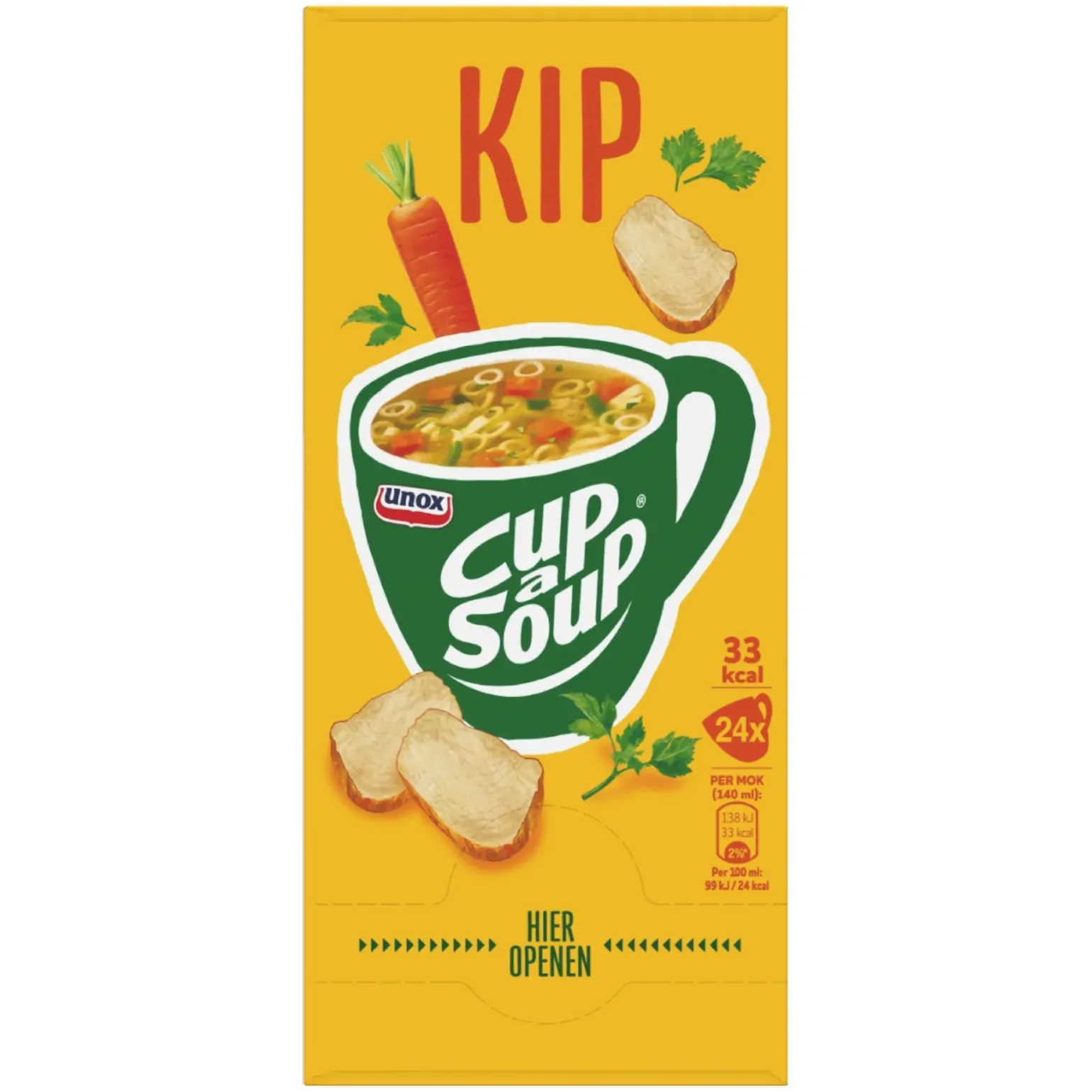 Unox Cup-a-Soup Kip (24x 140ml)