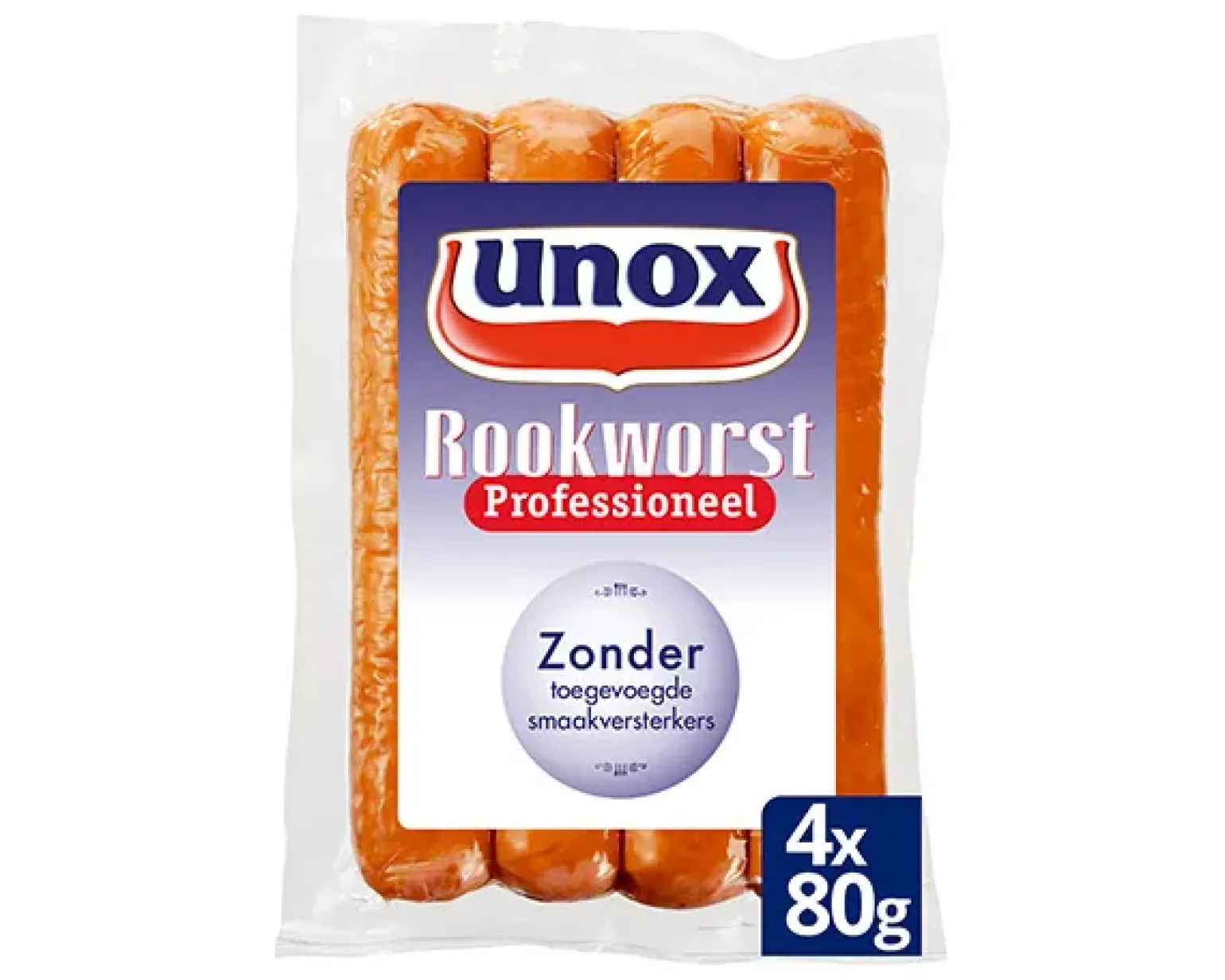 Unox Rookworst Professioneel (48x 80gr)