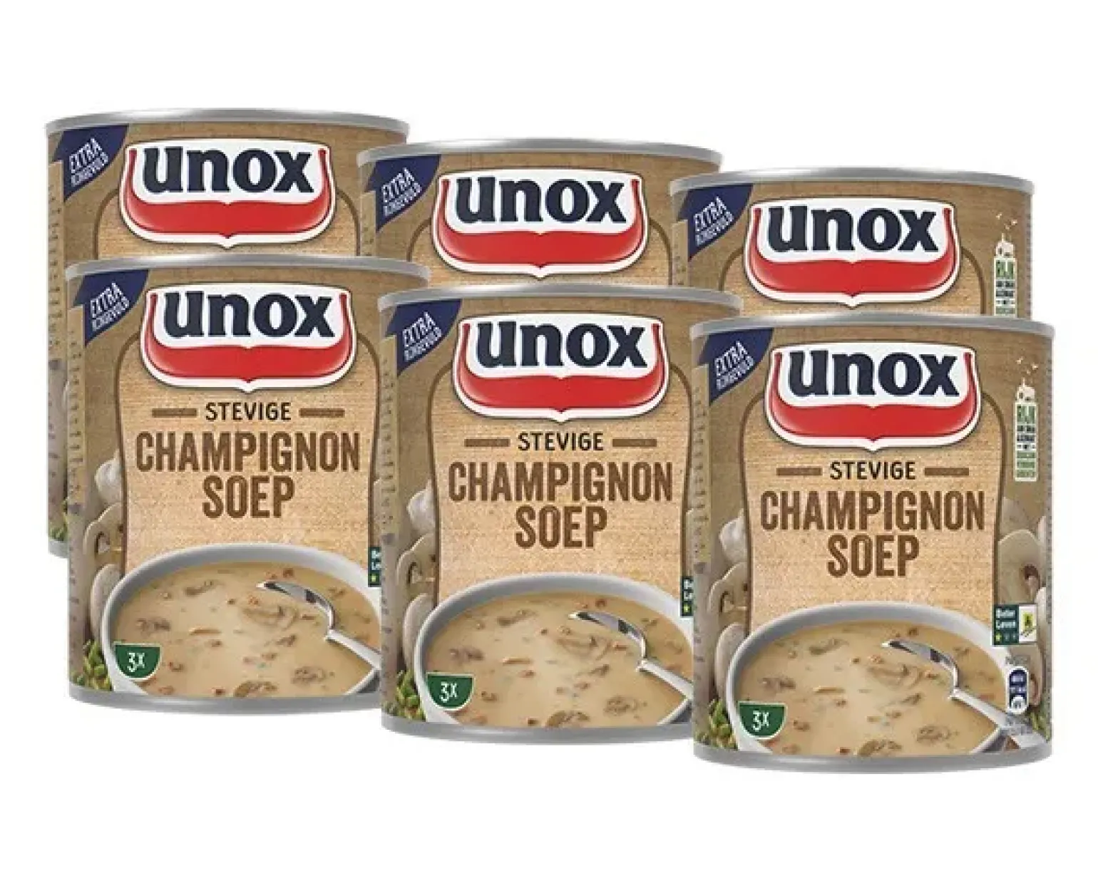 Unox Stevige Champignonsoep (6x 0,8 liter)