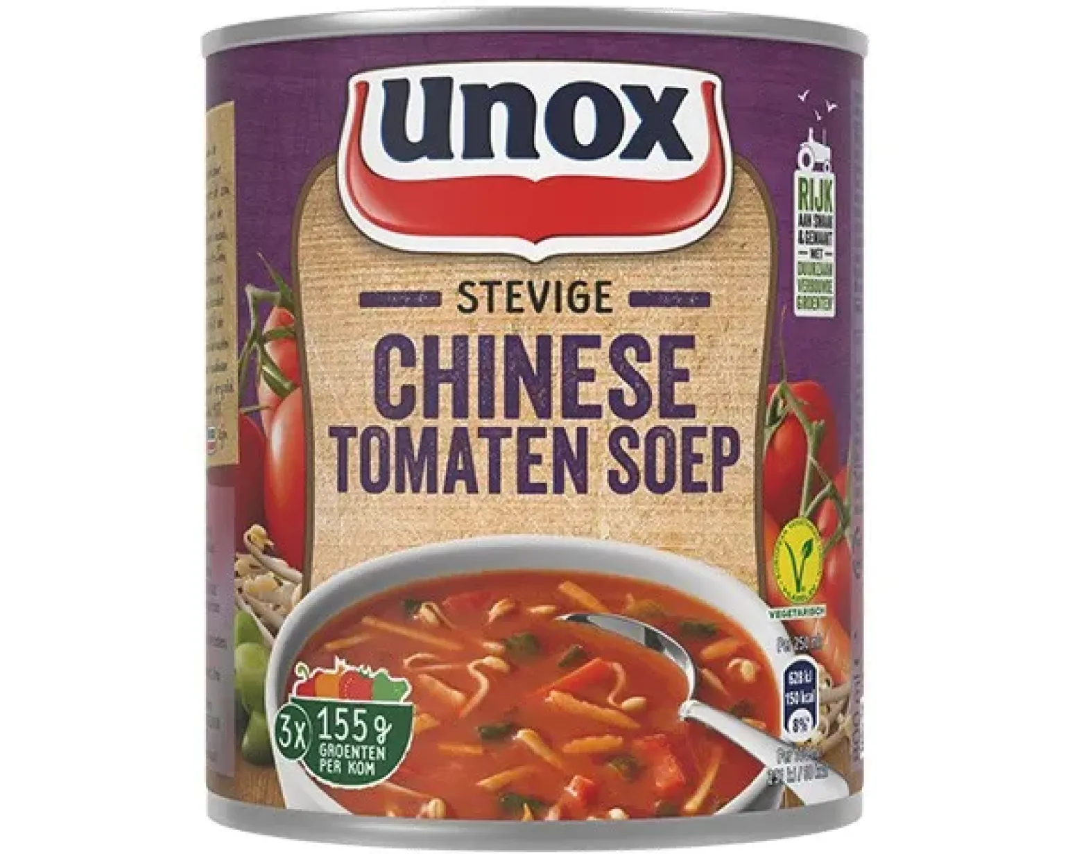 Unox Stevige Chinese Tomaat Blik (6x 0,8 liter)