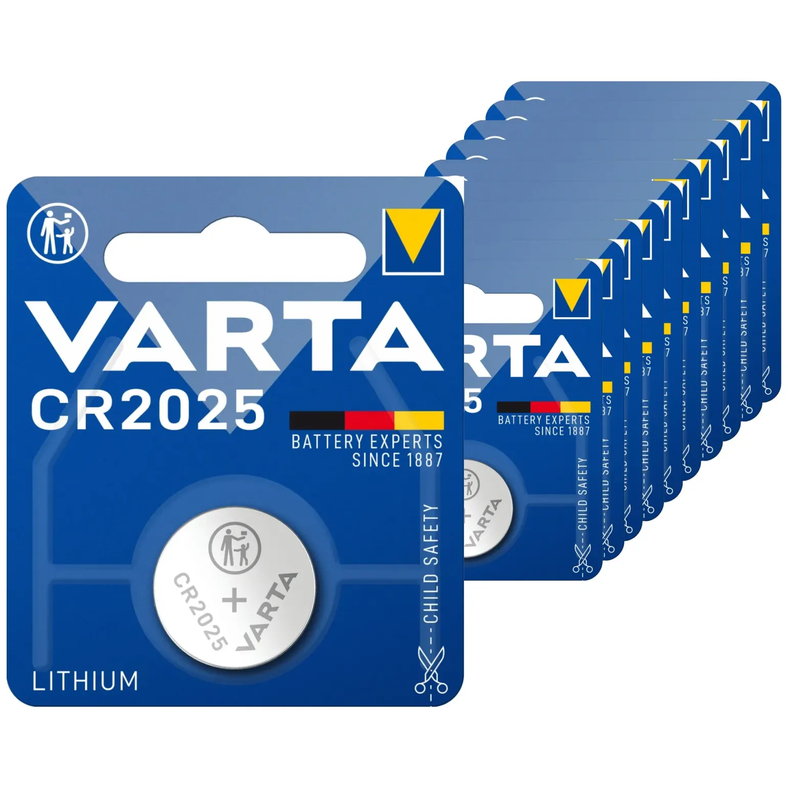 Varta CR2025 Lithium Knoopcel Batterij (10 stuks)