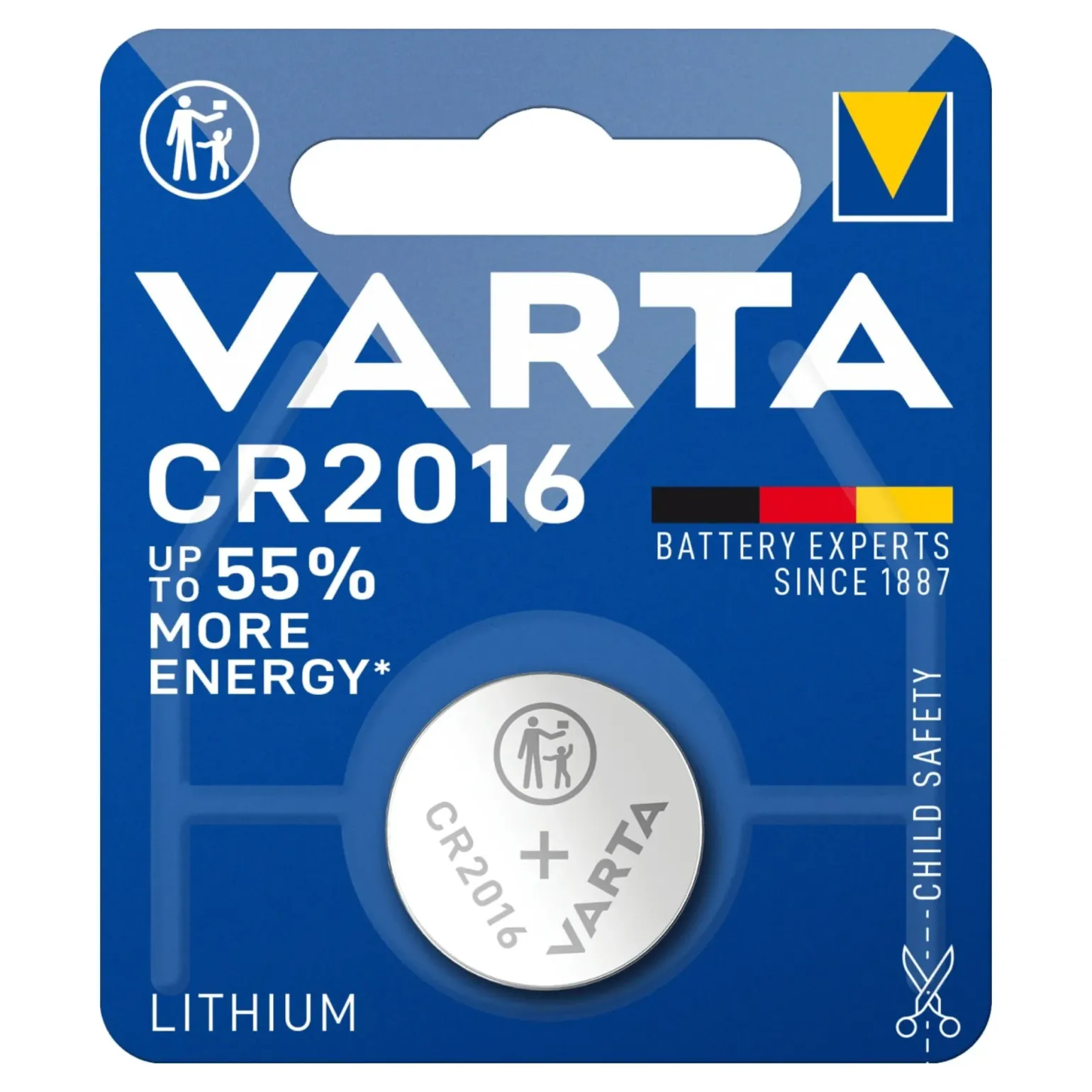 Varta CR2016 Lithium Knoopcel Batterij (10 stuks)