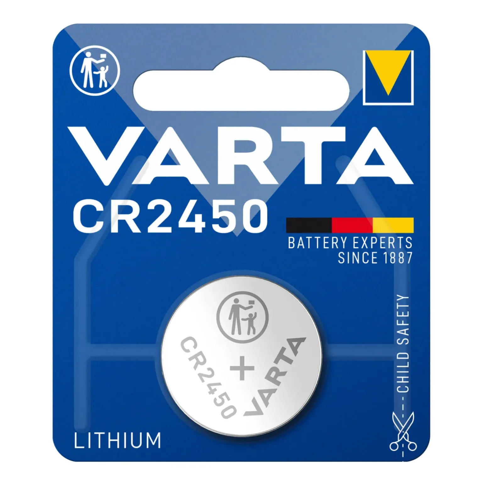 Varta CR2450 Lithium Knoopcel Batterij (10 stuks)