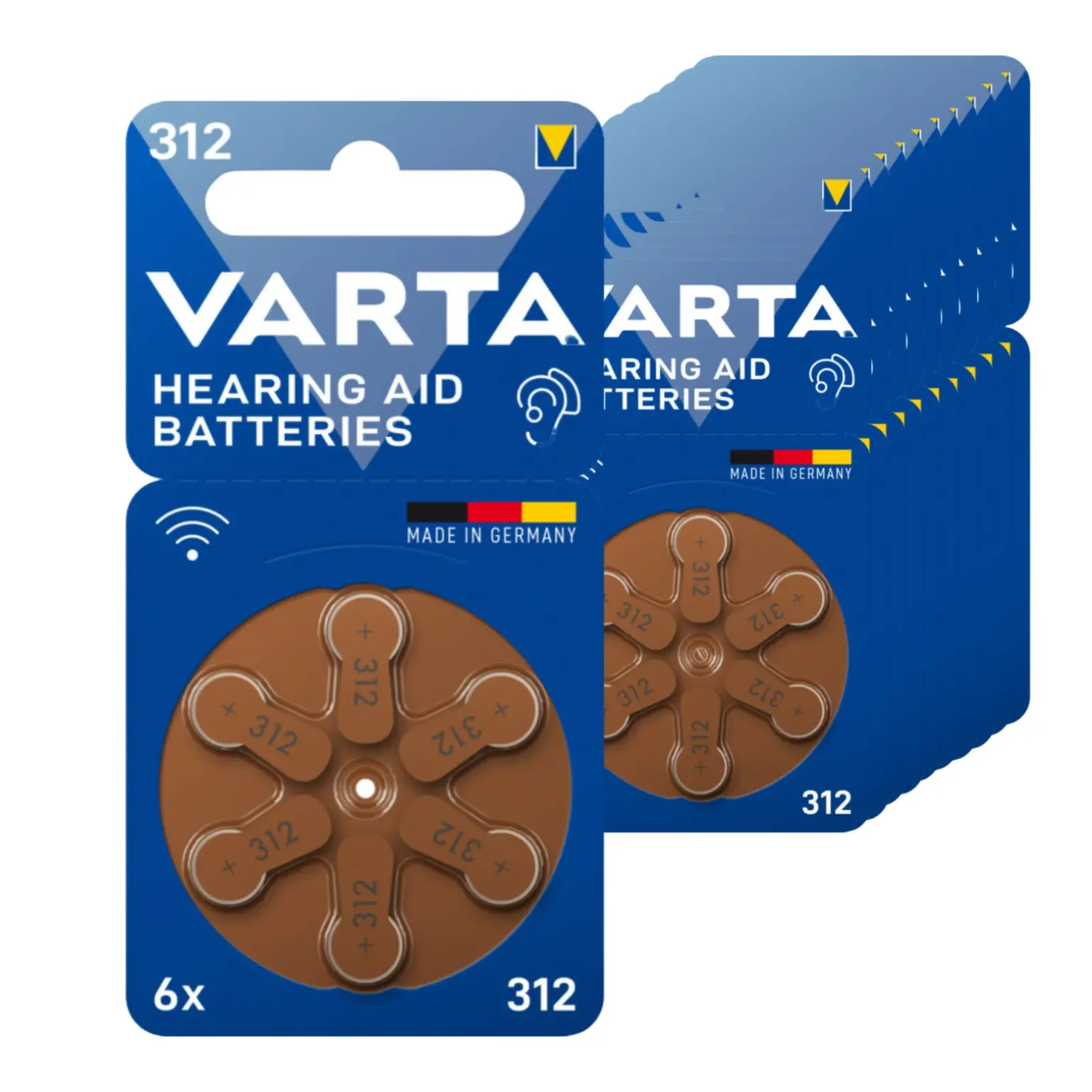 Varta Hoortoestelbatterijen 312 (10x 6 stuks)