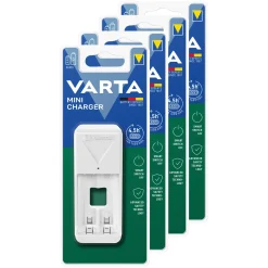 Varta Mini Charger Batterij Stekkerlader (4 stuks)